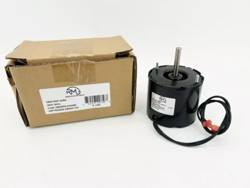New RMG 3900-0347-005A Fan Motor 480V 60Hz 0.32A