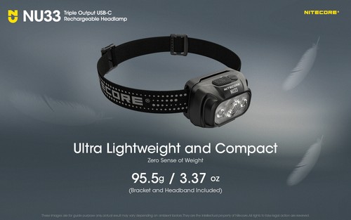 Nitecore - NU33 - Black - USB wiederaufladbare Front - 700 Lumen und 135 Meter ... - Bild 11 von 11