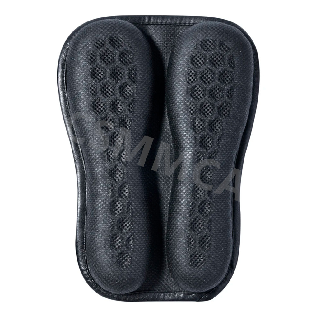Motorcycle Gel Seat Cushion Anti Slip Seat Pad Cover 3D Honeycomb Shock Black