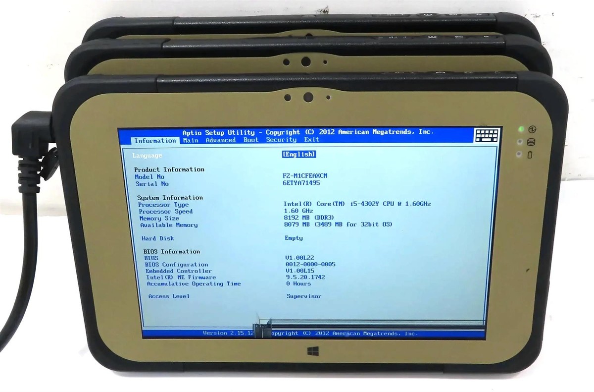Panasonic TOUGHPAD FZ-M1CCAAJCJ i5-4302Y 【公式通販】