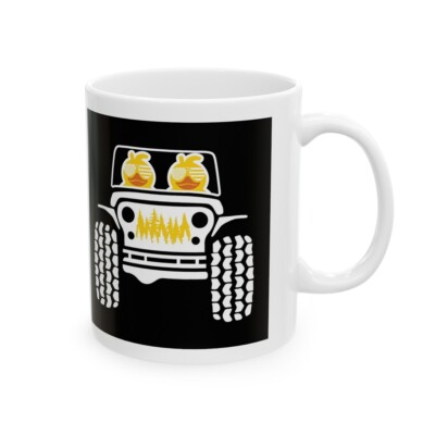 Duck Duck coffee cup 11 oz Mug - Off Road Gift - 4 Wheel Drive