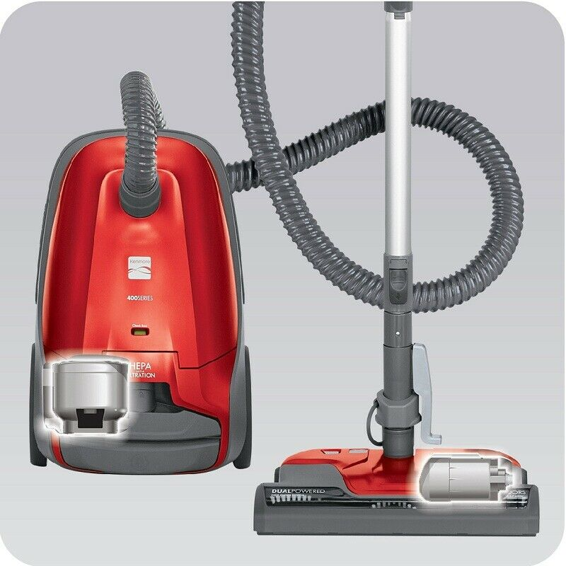 Kenmore 81414 400 Series Bagged Canister Vacuum - Red for sale