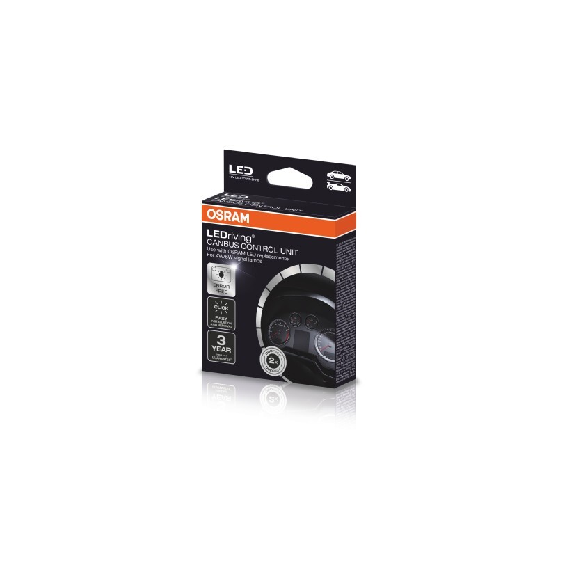 OSRAM LEDCCU01-2HFB LEDriving Canbus Control Alert Suppressor 12V 5W - Pack of 2