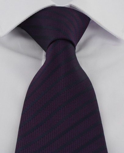Michelsons of London Stripe Extra Long Tie - Picture 6 of 18