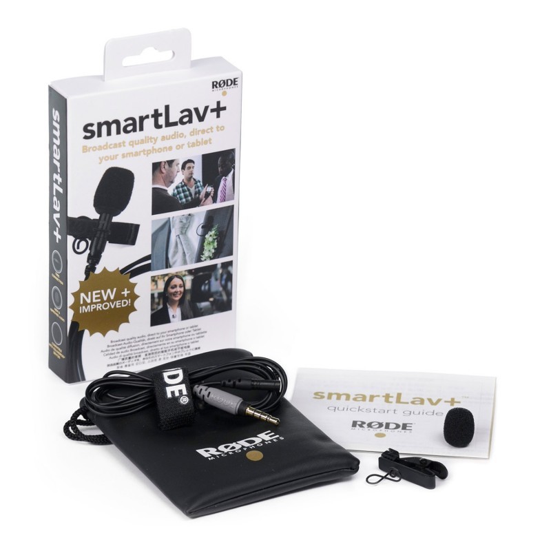 Micro cravate smartphone RODE SmartLav+ Microphone revers iOS Android portable
