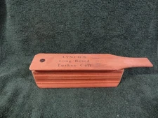 Vintage Lynch's Long Beard Turkey Wood Box Call Model No. 150 Ex. Cond
