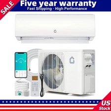 18000 BTU Mini Split Air Conditioners 21 SEER2 AC Unit Heat Pump 230V R454B 