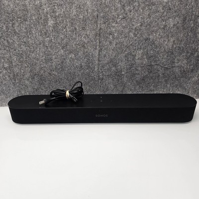 Sonos Beam Gen 1 S14 Smart Soundbar Black HDMI ARC WiFi w/ Power Cord Tested