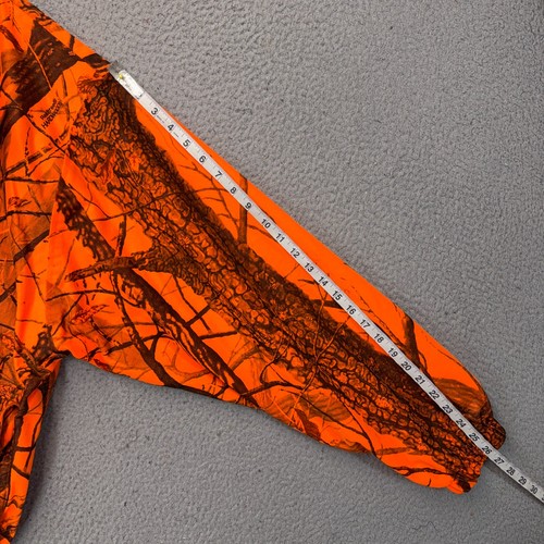 FieldTech Jacket Men XL Orange Camo Realtree Hardwoods Hunting Insulated Outdoor - Picture 6 of 12