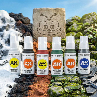 AK Interactive 3GEN Acrylic Model Paint Air GENERAL Series 3rd Generation Color
