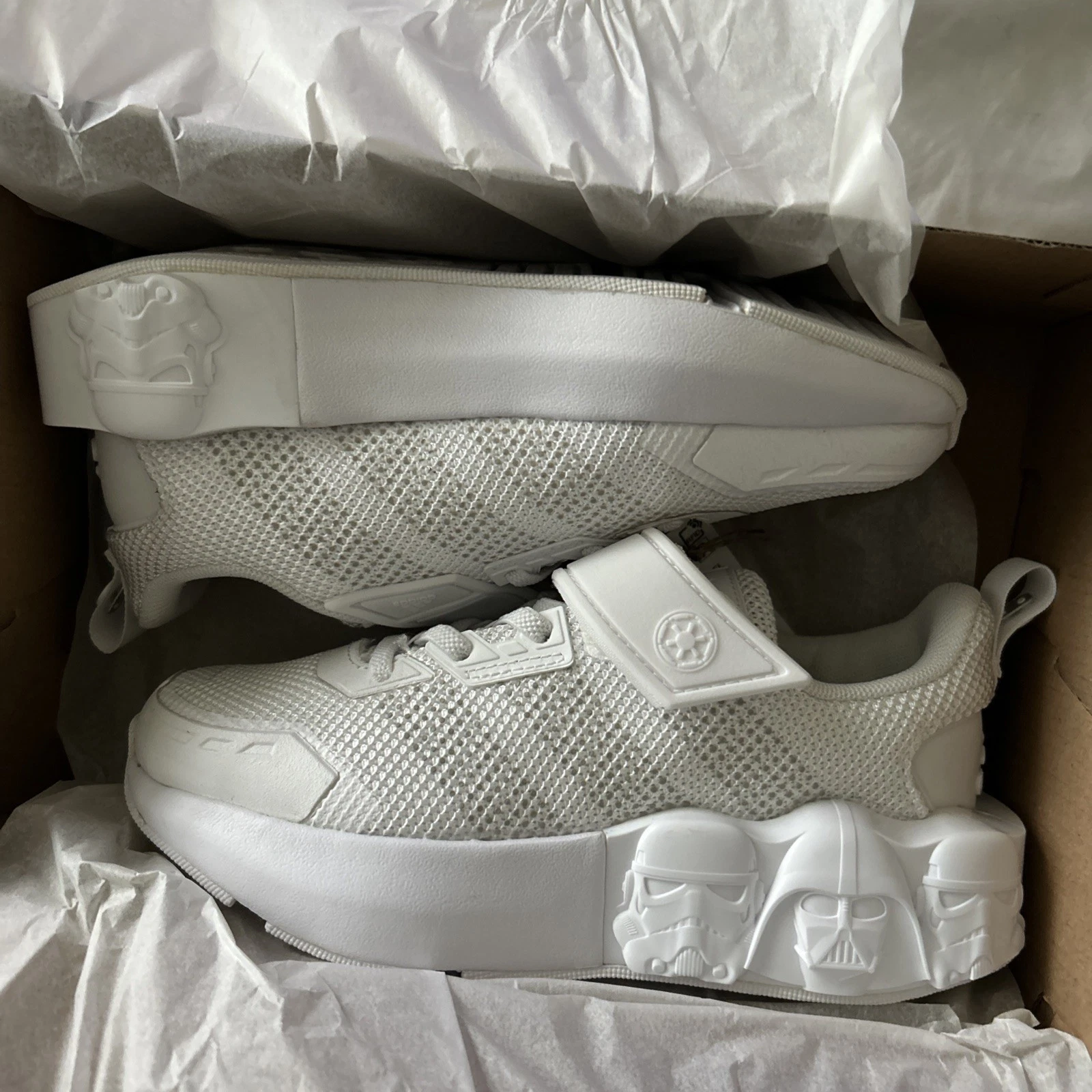 Adidas Star Wars Runners EL Junior scarpa sportiva giovanile sneakers bianche 2