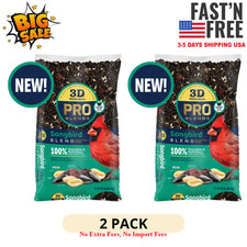  2 Pack 3-D Pro Blends Songbird Blend Wild Bird Food, Wild Bird Seeds, 15 Pound
