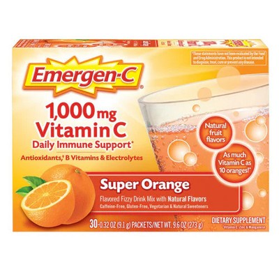 Daily Immune Support Vitamin C Fizzy Drink Mix Super Or