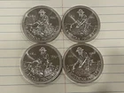 4 1985 Engelhard Prospector 1 Oz Silver Rounds (Lot I)
