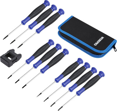 10-Piece Precision Screwdriver Set with Pouch, Magnetic Small Screwdrivers with