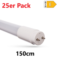 25Er Led 150Cm RöHre G13 Tube Glas T8 LeuchtstoffröHre 20W 2400Lm Kaltweiß 6000K