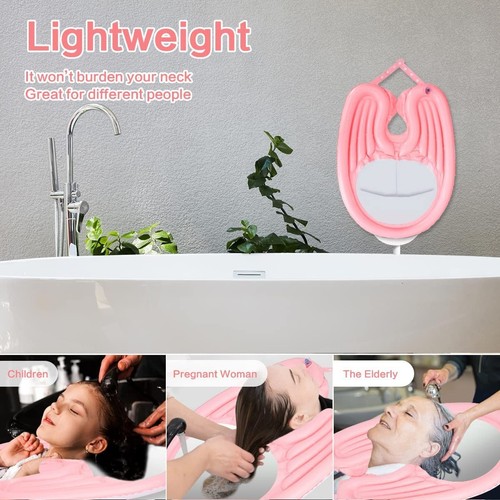 Portable Inflatable Shampoo Basin for Bedside and in Bed for Elderly Disable - Picture 5 of 6