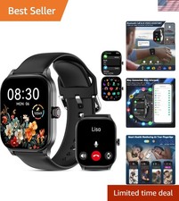 Customizable Smartwatch with Bluetooth Calls  Comprehensive Health Monitoring