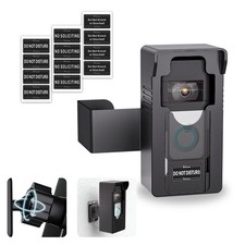 Secure Anti-Theft Video Doorbell Mount for Ring  Blink - Adjustable, Waterproof