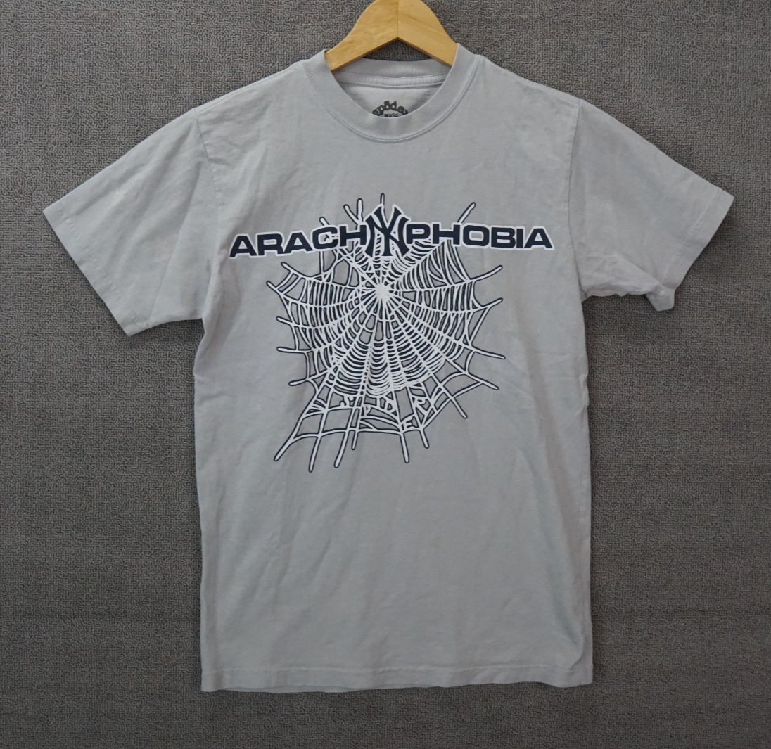 トップス Sp5der 555555 Bite Arach NY Phobia 21 Sp5der 555 Bite Arach NY Phobia Web Spider basic short