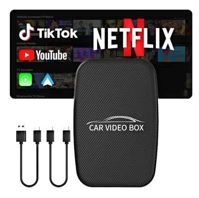Car Video Box Wireless Apple CarPlay & Android Auto Interface