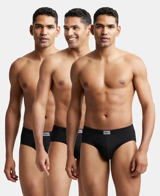 Jockey 3 Pack (8035) super combed cotton brief, ultra soft waistband (M-XXL)