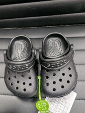 Image of Croc Classic Black Clog Toddler Size C4 Bnwt (T34)