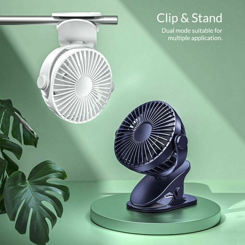 NEW Neck Fan USB Portable Fan Rechargeable Portable Cooler Neckband Bladeless UK - Picture 53 of 107