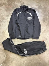 Warrior Men’s Hockey Warm-up Suit Black GGSU Goalie Medium Jacket And Pants Set