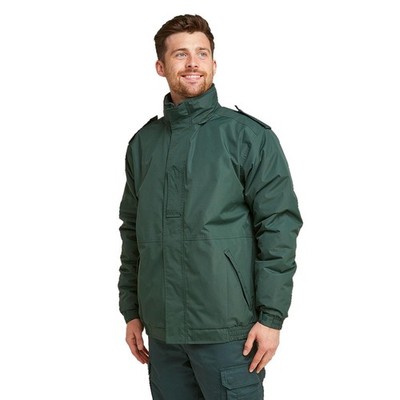 Krankenwagen grüne Sanitäter wasserdichte Jacke