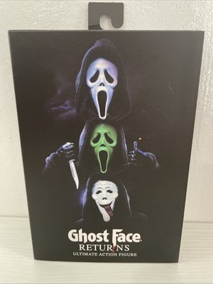 NECA Ultimate Ghost Face Returns New 2026 Scary Movie Scream Figure Ghostface