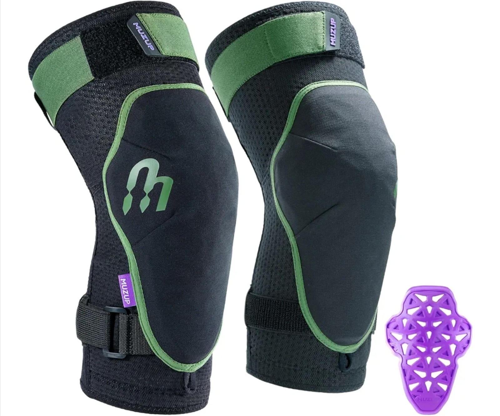 Offedge Knee Pads Size Lage Sufficient Protection MTB  No-Slipping Mountain Bike