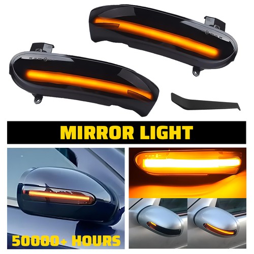 For Mercedes Benz SL-Class R230 W230 06-11 Sequential LED Mirror Puddle Lights A - Picture 11 of 20