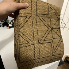 Rug Crafters Designs Patchwork Squares 36” X 60”  Burlap Pattern