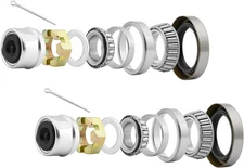 Bearings Kit Compatible with 3500lbs 1-1/16'' to 1-3/8'' Trailer Axles, 2 sets