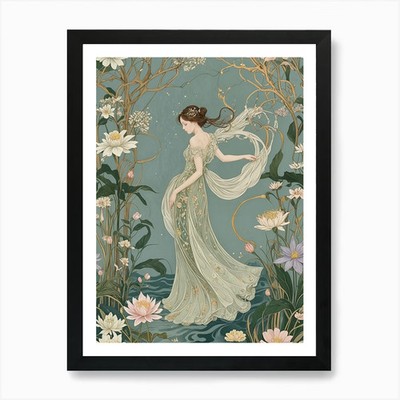 Water Dance Art Print Framed Wall Art Poster Canvas Print Picture