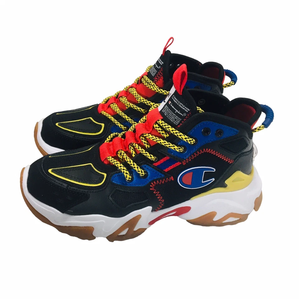 Champion Bromad Slice Negro/Multi Goma CP102252Y NUEVO EN CAJA Juvenil Talla 4 o Mujer Talla 5.5 Foto 2 de 4