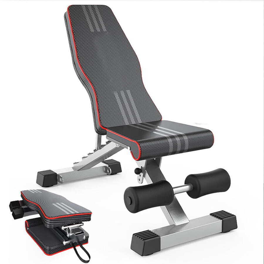 880LBS Adjustable Foldable Weight Bench Home Gym Strength Training Workout Bench
