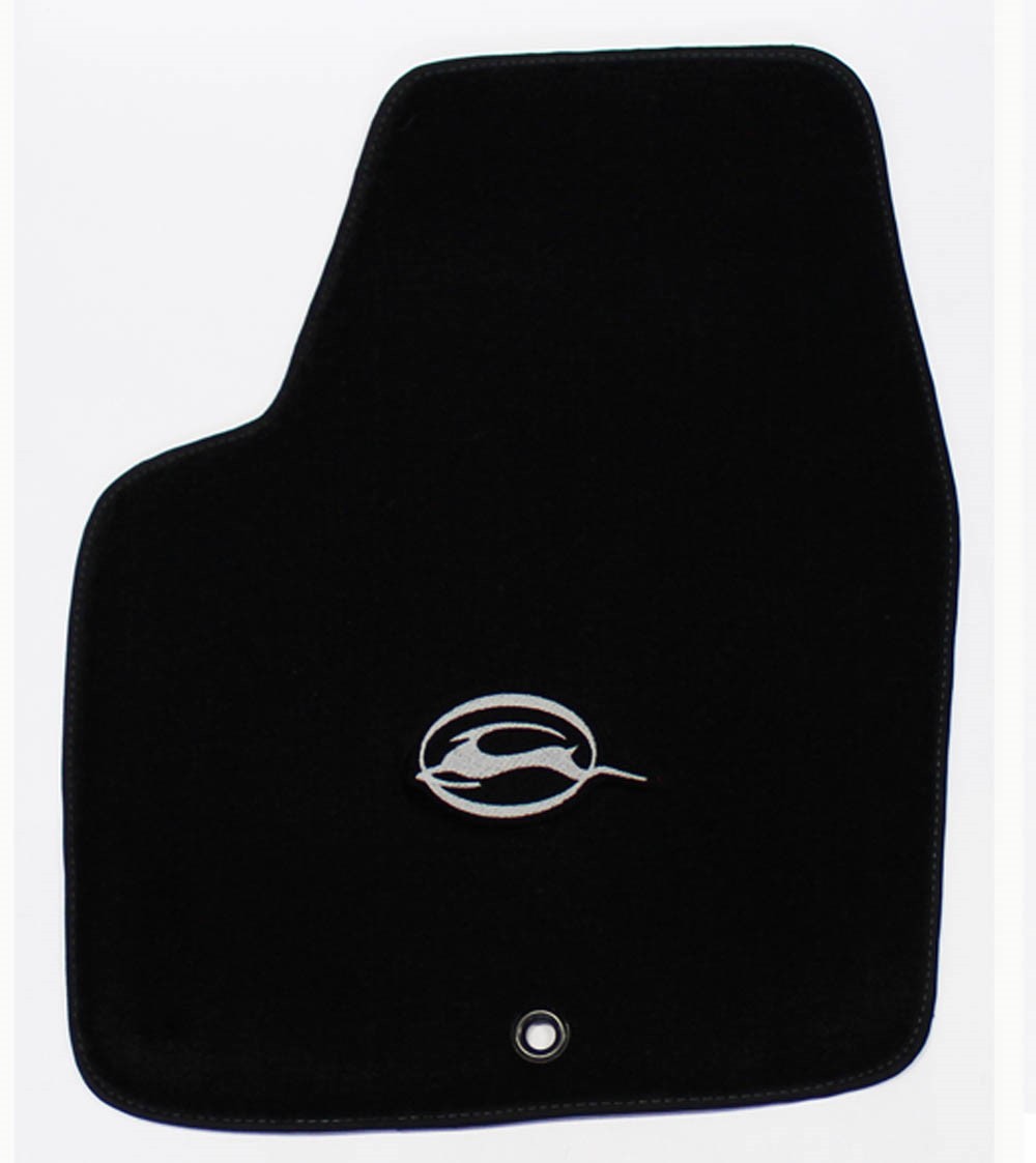NEW! BLACK Carpet Floor Mats 2006 2014 Chevy Impala Embroidered Logo