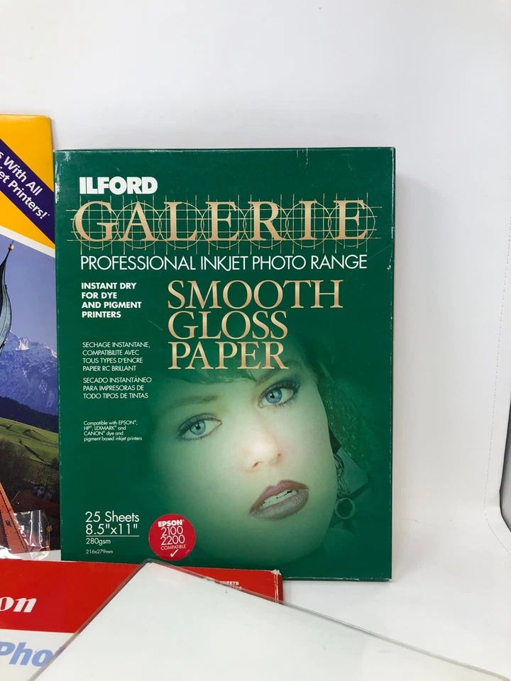 Lot of Canon Kodak Ilford Photo Printing Paper Various - Image 3 of 4