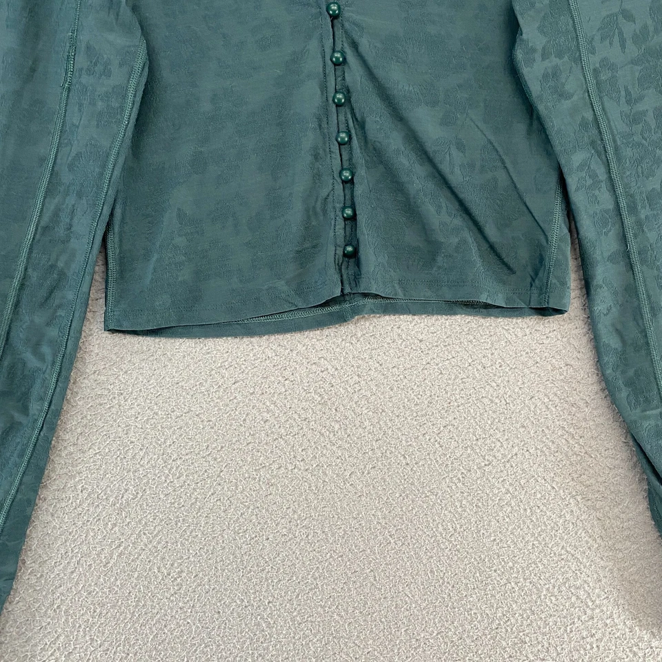 Cardigã Free People FP Movement Top Feminino Médio Floral Camada Athena Yoga Ano Novo - Imagem 3 de 4