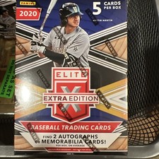 2020 Panini Elite Extra Edition Baseball Blaster Box 2 Auto Memorabilia Chase RC