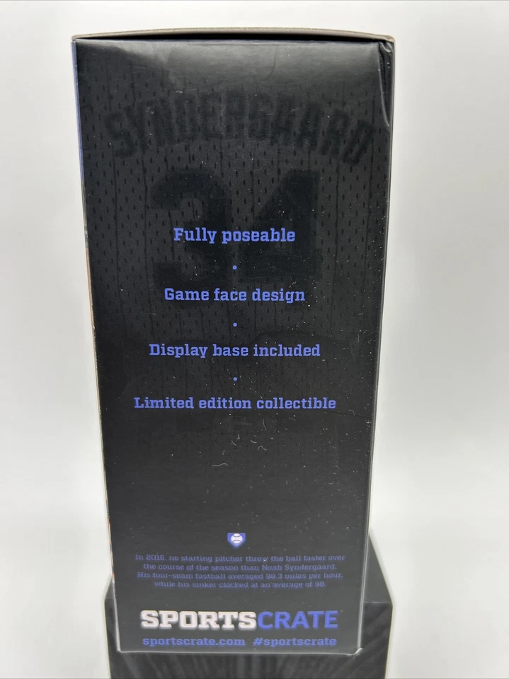 Noah Syndergaard New York Mets MLB Sports Crate 4-Inch Action Figure – New - Image 3 of 4