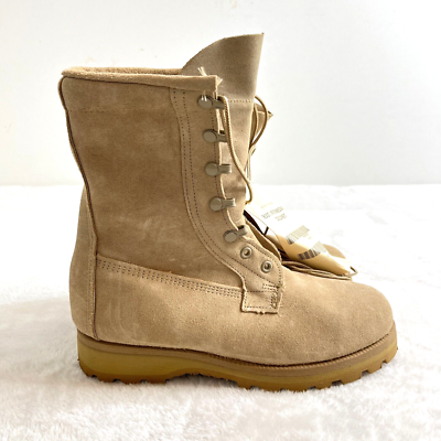 Wellco Combat Boots Mens 6.5 W Desert Tan Cold Weather  display picture 3