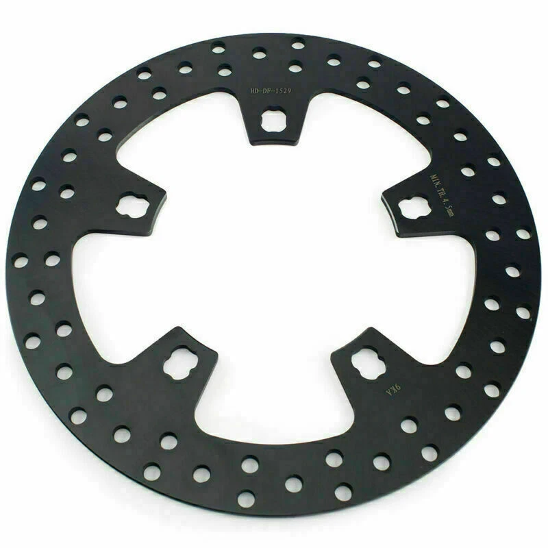 Rotores de freno delanteros traseros de 11,8" con pastillas Road King FLHR Road Glide FLTRX para Harley Foto 2 de 4