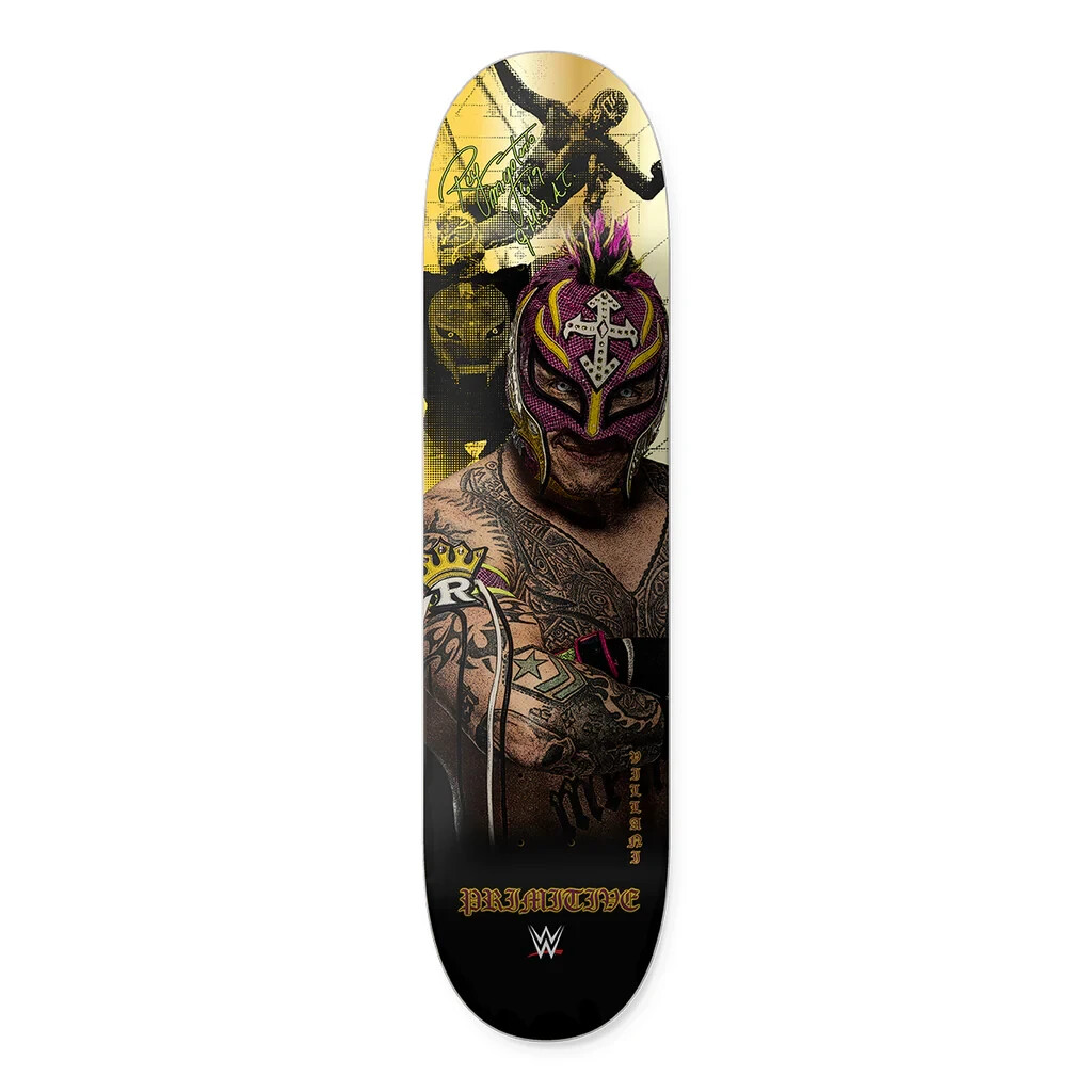 Primitive Skateboard Deck WWE Villani Mysterio Limited Edition LE RARE-image