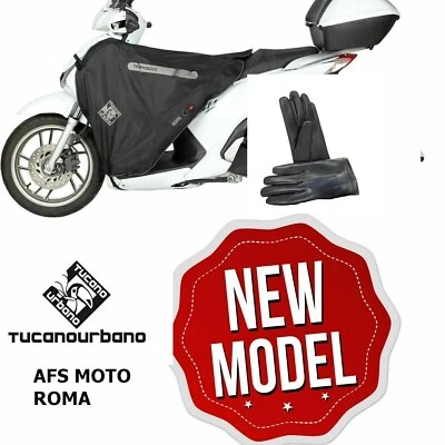 Termoscudo Coprigambe Tucano Urbano R179X Kymco Agility R16 125 2017 + Guanti