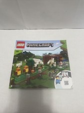 Lego Minecraft 21159 The Pillager Outpost Instruction Manual Booklet Only