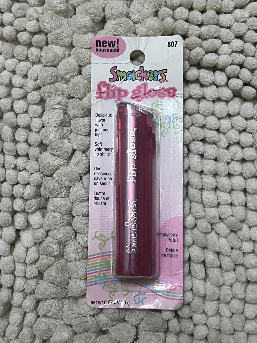 Smackers Bonne Bell NEW Vintage Flip Gloss Lip Strawberry Petal