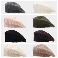 Cappello Berretto Senza Visiera In Maglia Caldo Per Donne Morbido Casual